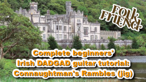 Connaughtman's Rambles DADGAD guitar tutorial